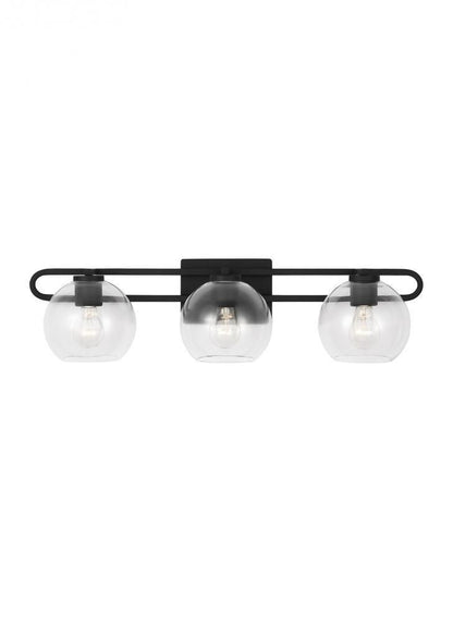 Visual Comfort Studio Codyn 3 Light LED Bath Wall Sconce Midnight Black