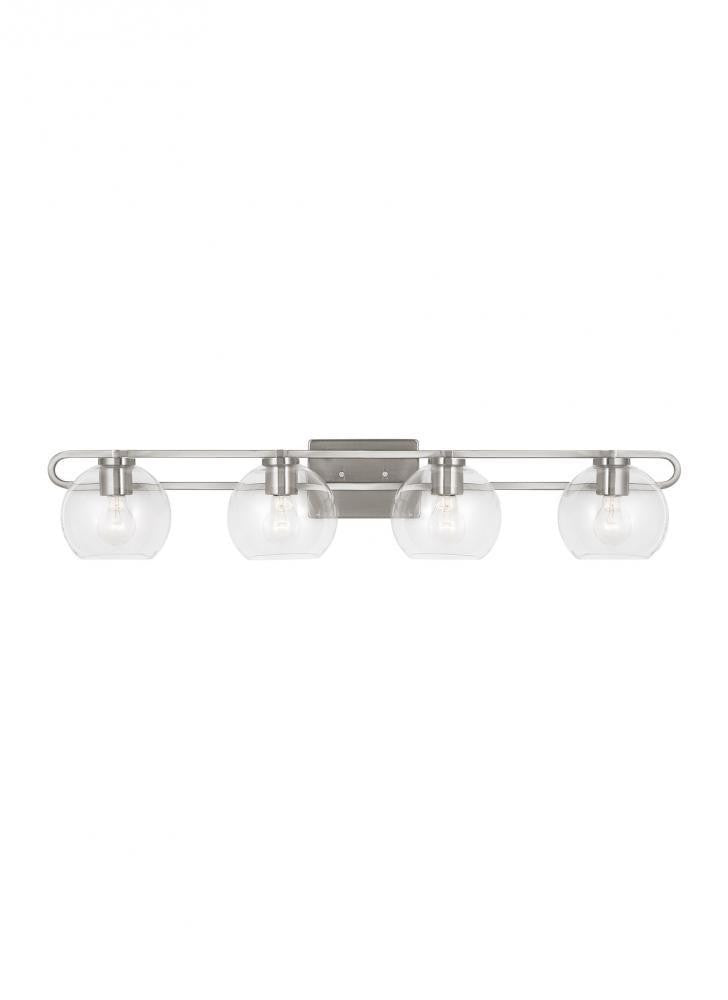 Visual Comfort Studio Codyn 4 Light LED Bath Wall Sconce Brushed Nickel