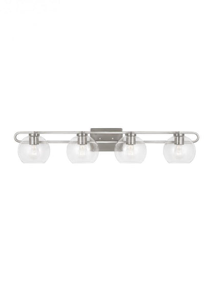 Visual Comfort Studio Codyn 4 Light LED Bath Wall Sconce Brushed Nickel