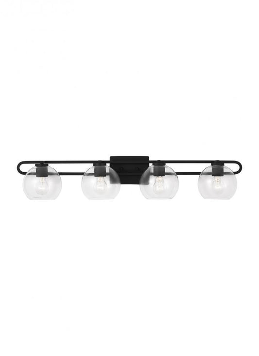 Visual Comfort Studio Codyn 4 Light LED Bath Wall Sconce Midnight Black