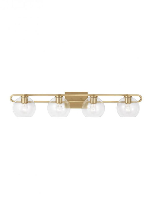Visual Comfort Studio Codyn 4 Light LED Bath Wall Sconce Satin Brass