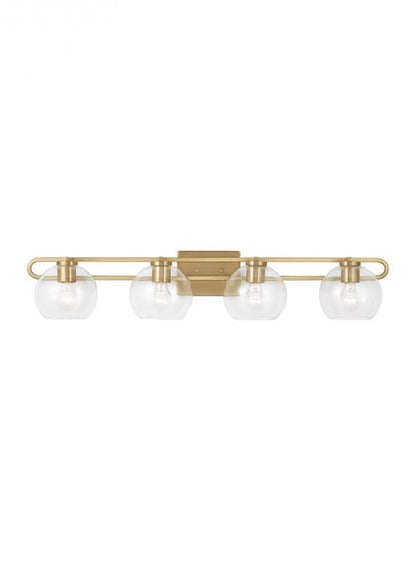 Visual Comfort Studio Codyn 4 Light LED Bath Wall Sconce Satin Brass