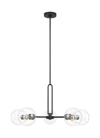 Codyn Large LED Chandelier - Midnight Black