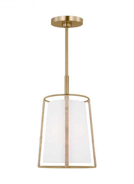 Visual Comfort Studio Cortes Medium Pendant Satin Brass