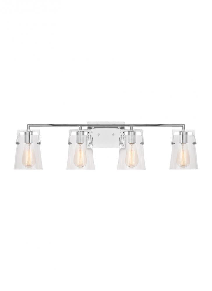 Visual Comfort Studio Crofton 4 Light Vanity Light Chrome