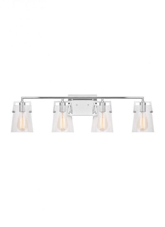 Visual Comfort Studio Crofton 4 Light Vanity Light Chrome