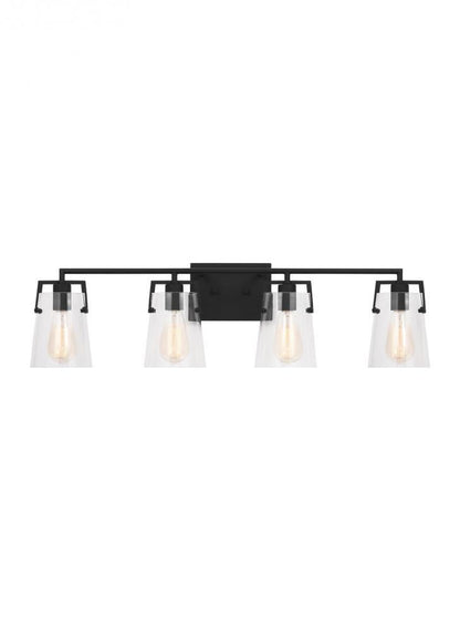 Visual Comfort Studio Crofton 4 Light Vanity Light Midnight Black