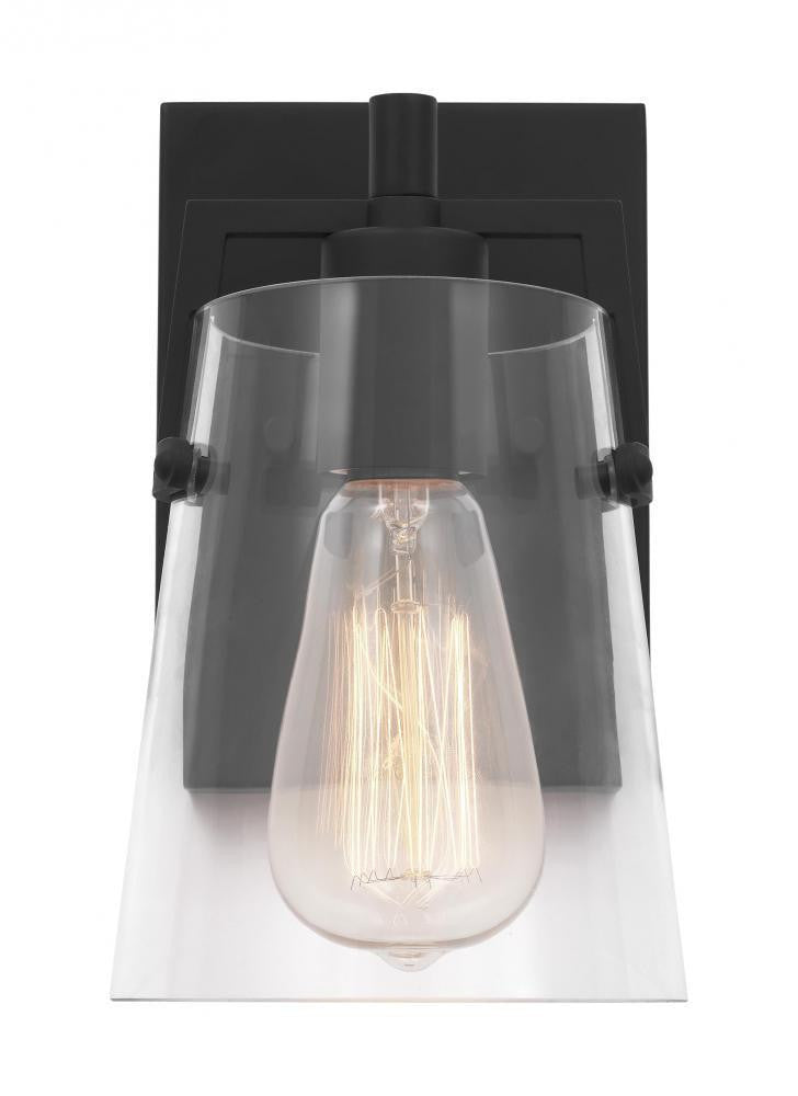 Visual Comfort Studio Crofton Small Wall Sconce Midnight Black