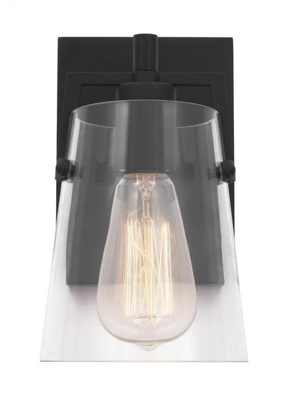 Visual Comfort Studio Crofton Small Wall Sconce Midnight Black