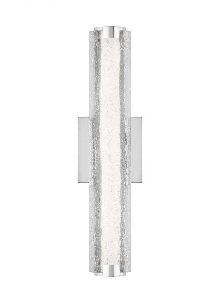 Visual Comfort Studio Cutler 18-in LED Wall Sconce Chrome