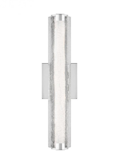 Visual Comfort Studio Cutler 18-in LED Wall Sconce Chrome
