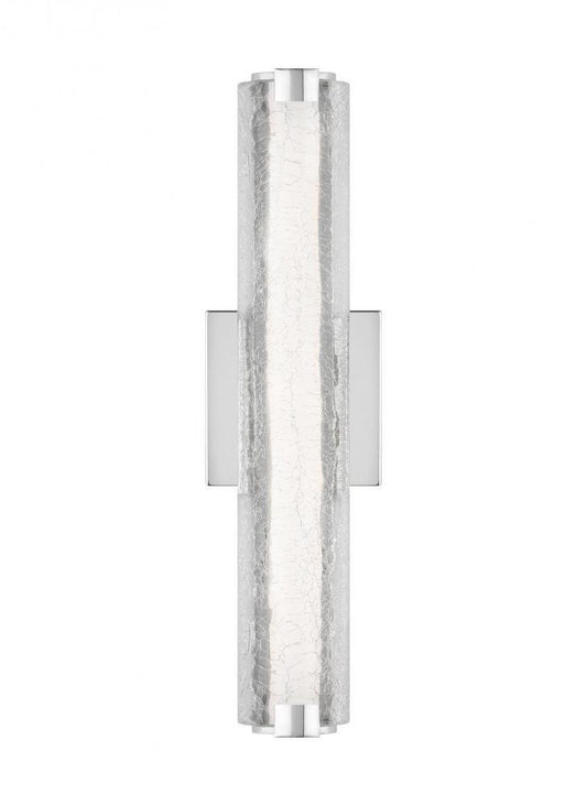 Visual Comfort Studio Cutler 18-in LED Wall Sconce Chrome