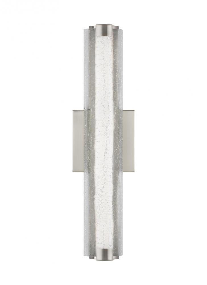 Visual Comfort Studio Cutler 18-in LED Wall Sconce Satin Nickel