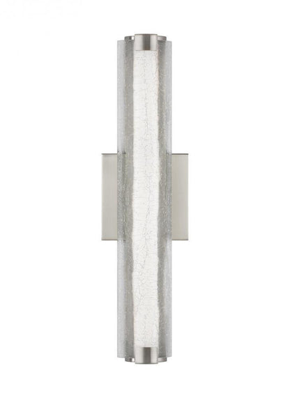 Visual Comfort Studio Cutler 18-in LED Wall Sconce Satin Nickel