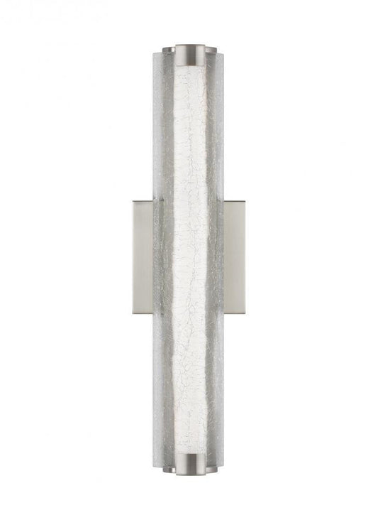 Visual Comfort Studio Cutler 18-in LED Wall Sconce Satin Nickel