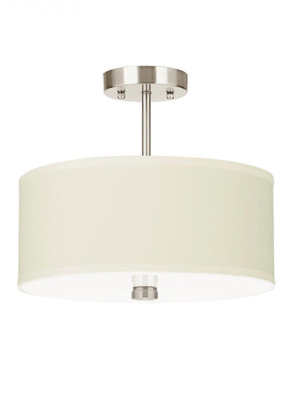 Visual Comfort Studio Dayna 2 Light Flush / Semi Flush Convertible Pendant