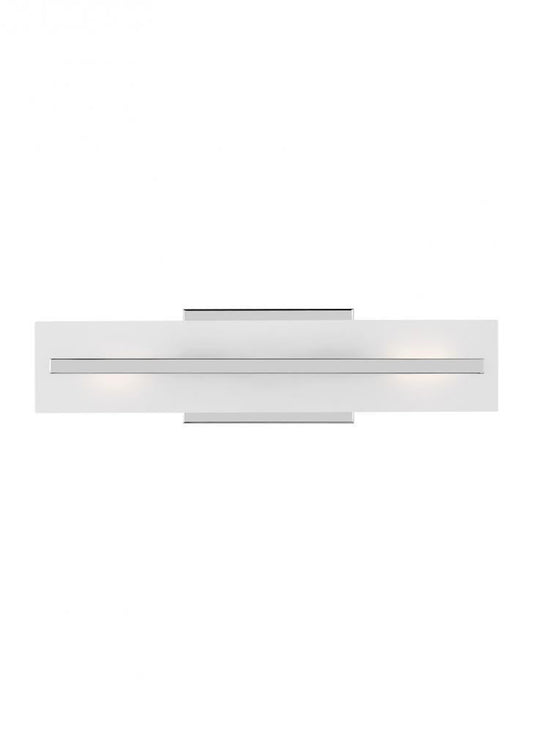 Visual Comfort Studio Dex Small 2 Light Bath Wall Sconce Chrome