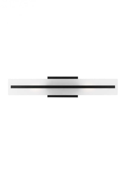 Visual Comfort Studio Dex Medium 2 Light LED Bath Wall Sconce Midnight Black