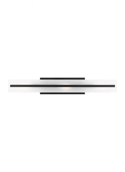 Visual Comfort Studio Dex Large 3 Light Bath Wall Sconce Midnight Black