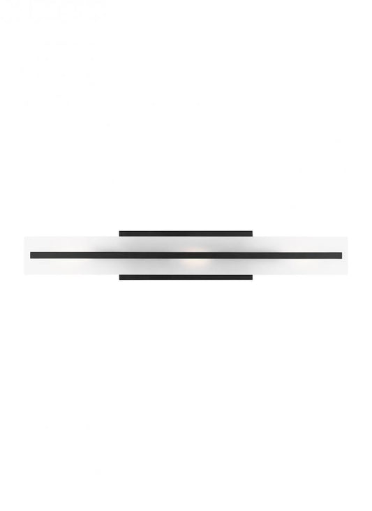 Visual Comfort Studio Dex Large 3 Light Bath Wall Sconce Midnight Black