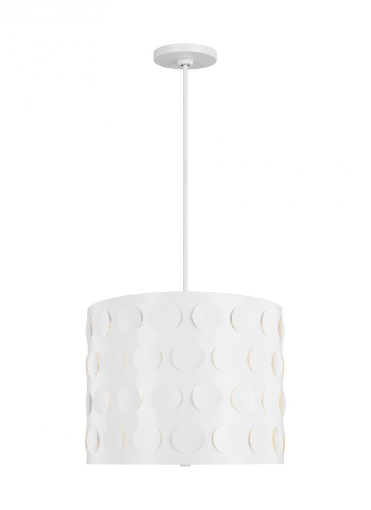 Visual Comfort Studio Dottie 3 Light Large Pendant Polished Nickel