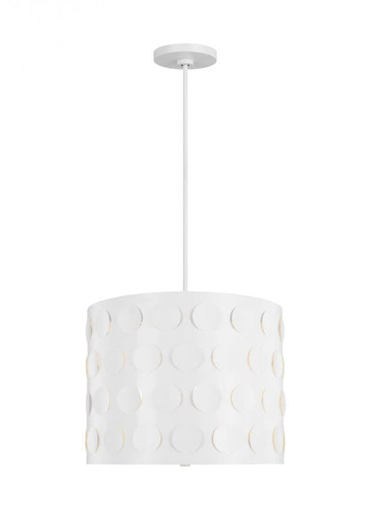 Visual Comfort Studio Dottie 3 Light Large Pendant Polished Nickel