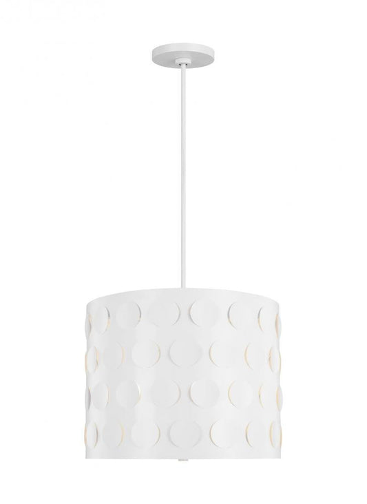 Visual Comfort Studio Dottie 3 Light Large Pendant Polished Nickel