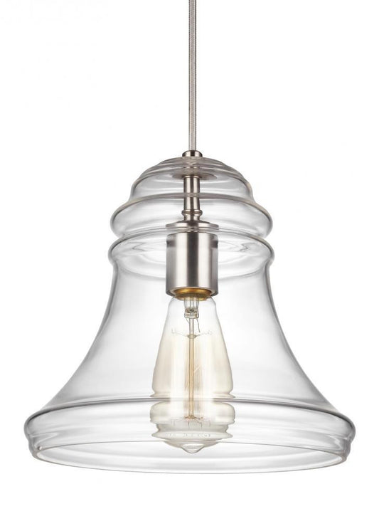 Visual Comfort Studio Doyle Mini Pendant Satin Nickel