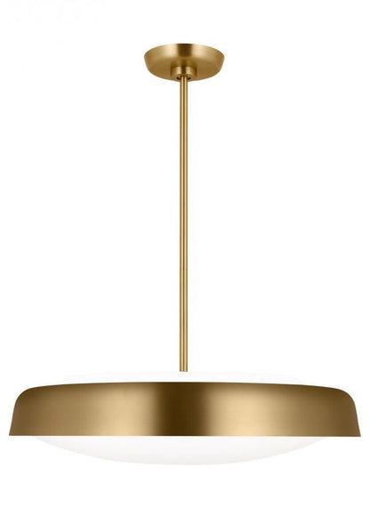 Visual Comfort Studio Draper 3 Light Extra Large Pendant Burnished Brass