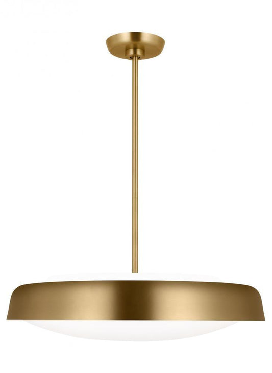 Visual Comfort Studio Draper 3 Light Extra Large Pendant Burnished Brass