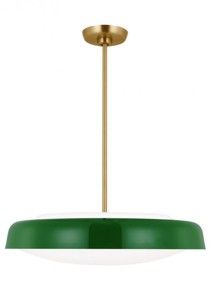 Visual Comfort Studio Draper 3 Light Extra Large Pendant Green
