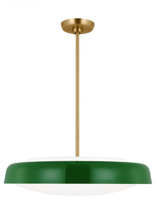 Visual Comfort Studio Draper 3 Light Extra Large Pendant Green