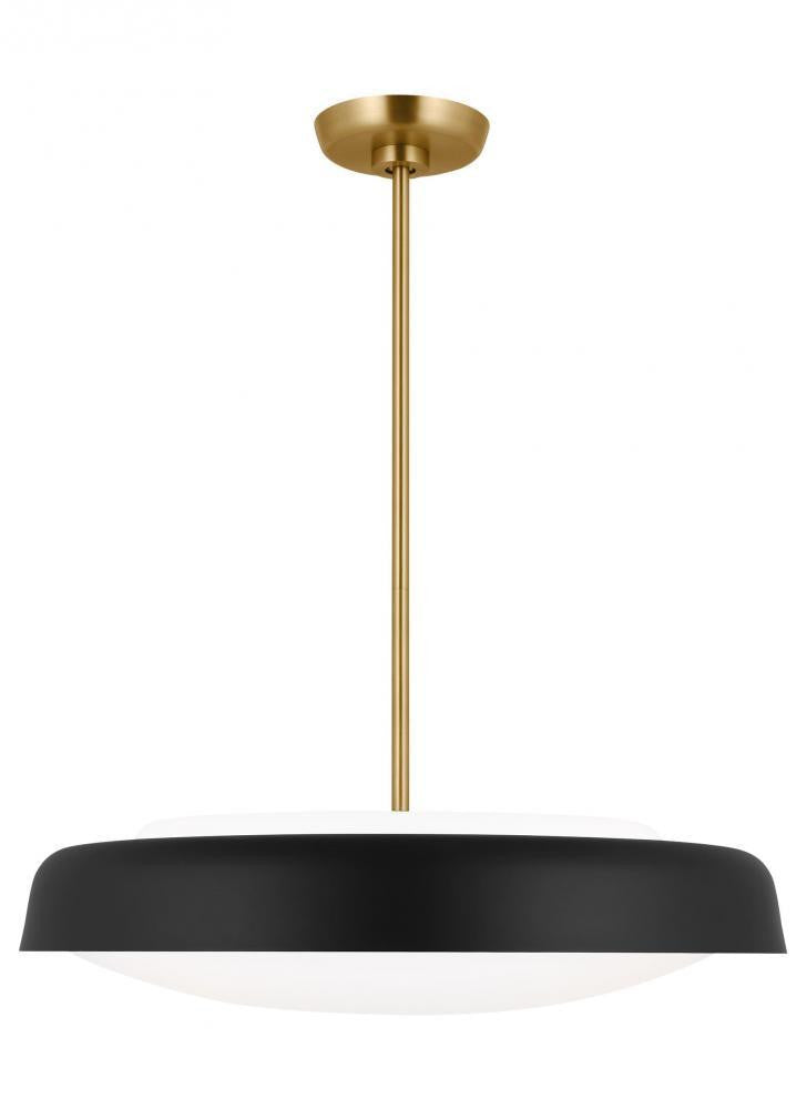 Visual Comfort Studio Draper 3 Light Extra Large Pendant Midnight Black
