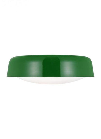 Visual Comfort Studio Draper 2 Light Large Flush Mount Green