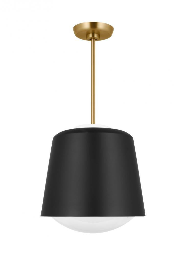 Visual Comfort Studio Draper Small Pendant Midnight Black