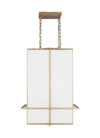 Visual Comfort Studio Dresden Medium Lantern Coastal Gild