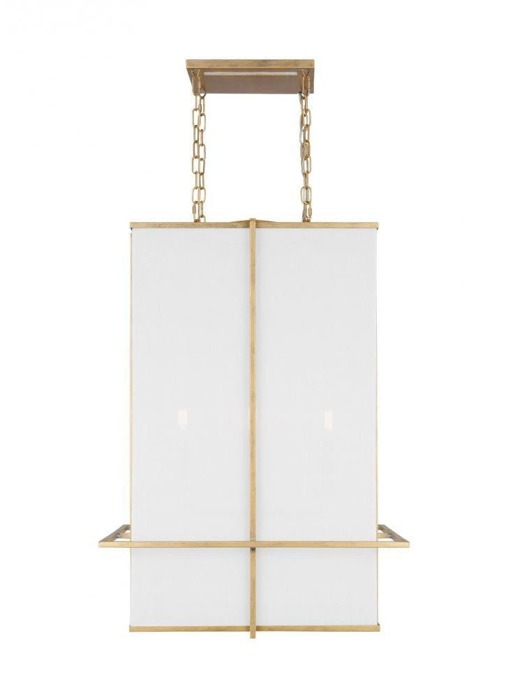 Visual Comfort Studio Dresden Large Lantern Coastal Gild
