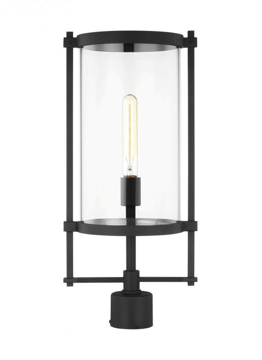 Visual Comfort Studio Eastham Outdoor Post Lantern Textured Black