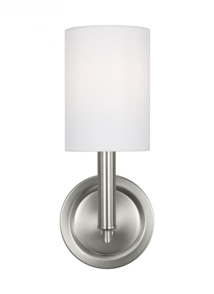 Visual Comfort Studio Egmont Medium Wall Sconce Brushed Steel