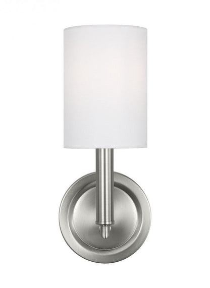 Visual Comfort Studio Egmont Medium Wall Sconce Brushed Steel