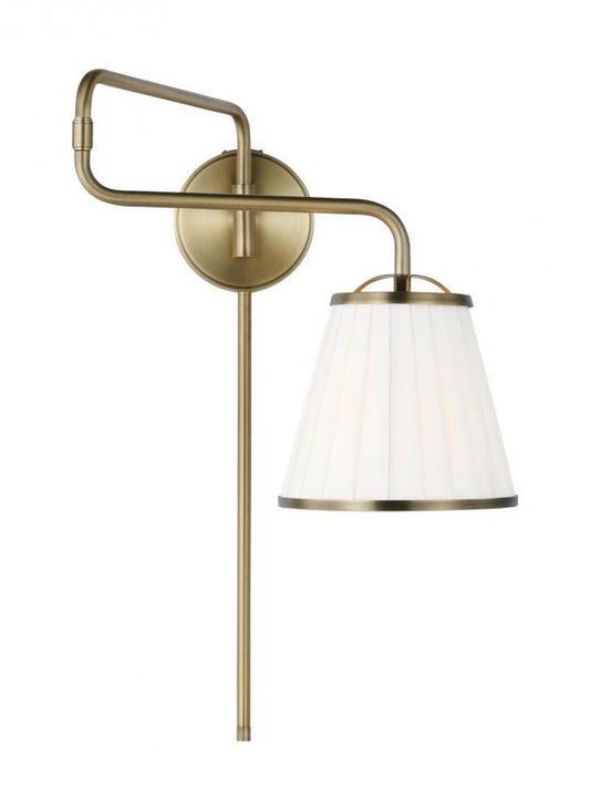 Visual Comfort Studio Esther Swing Arm Wall Sconce Time Worn Brass