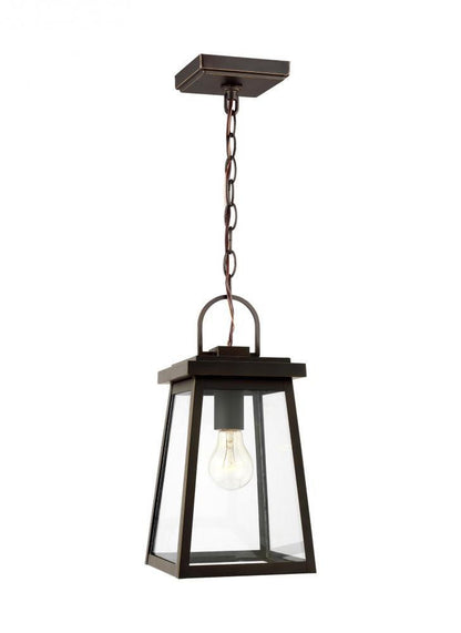 Visual Comfort Studio Founders Outdoor Pendant Antique Bronze