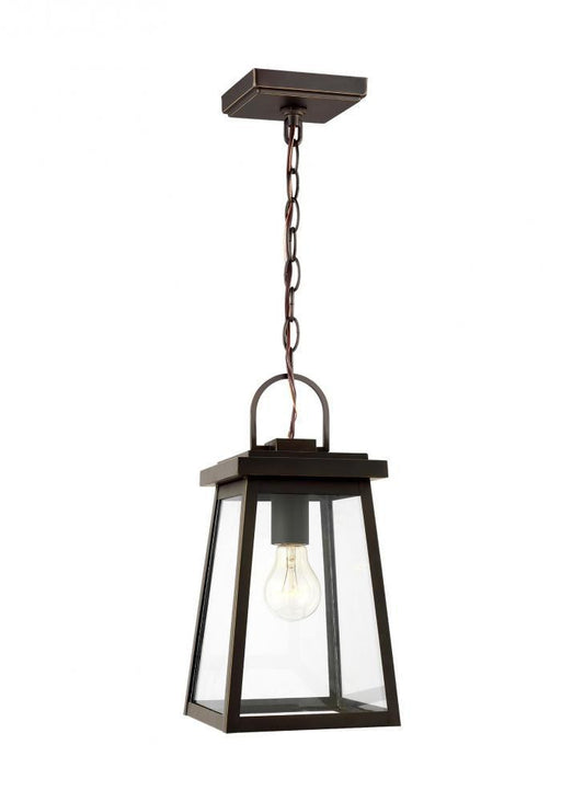 Visual Comfort Studio Founders Outdoor LED Pendant Antique Bronze