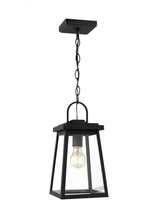 Visual Comfort Studio Founders Outdoor LED Pendant Black