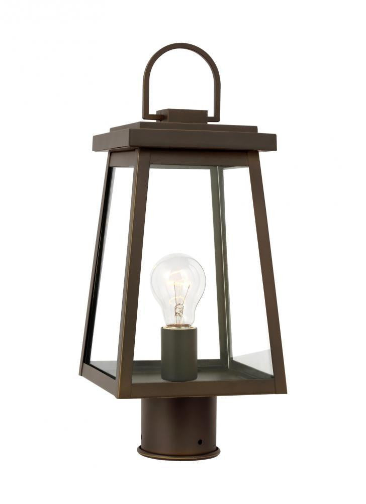 Visual Comfort Studio Founders Outdoor Post Lantern Antique Bronze