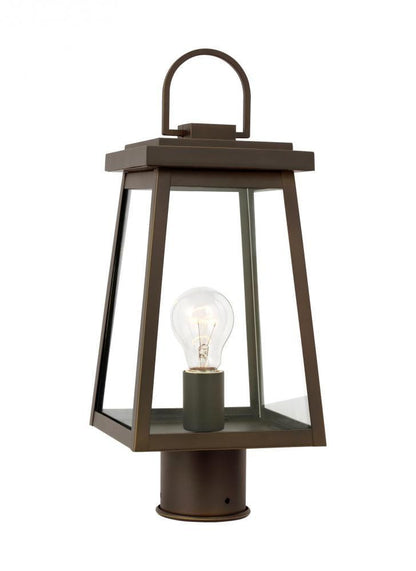Visual Comfort Studio Founders Outdoor Post Lantern Antique Bronze