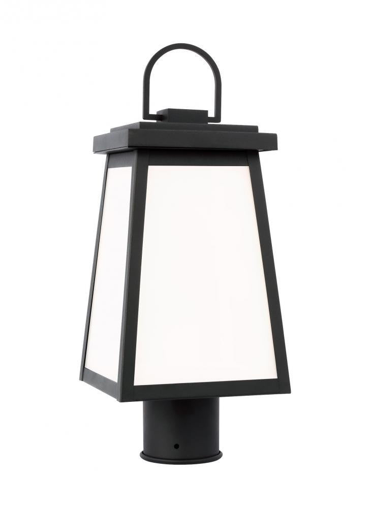 Visual Comfort Studio Founders Outdoor LED Post Lantern Black
