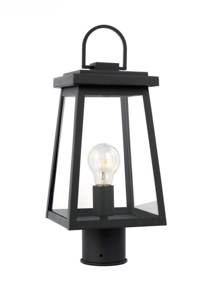 Visual Comfort Studio Founders Outdoor LED Post Lantern Black