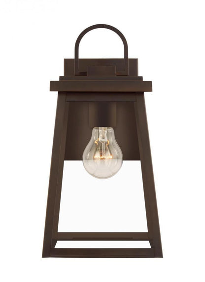 Visual Comfort Studio Founders Medium Outdoor Wall Lantern Antique Bronze