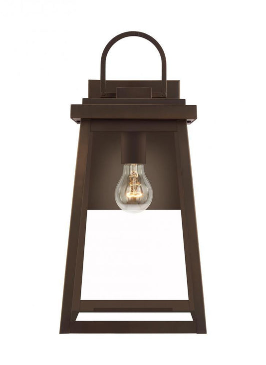 Visual Comfort Studio Founders Large Outdoor Wall Lantern Antique Bronze